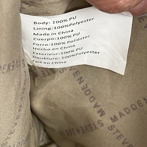 Steve Madden Bwebber Convertible Tote Bag True Cognac Viral TikTok - Picture 16 of 16